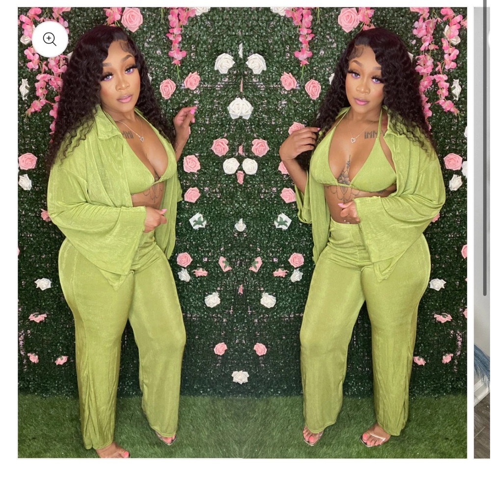 3 piece pants set